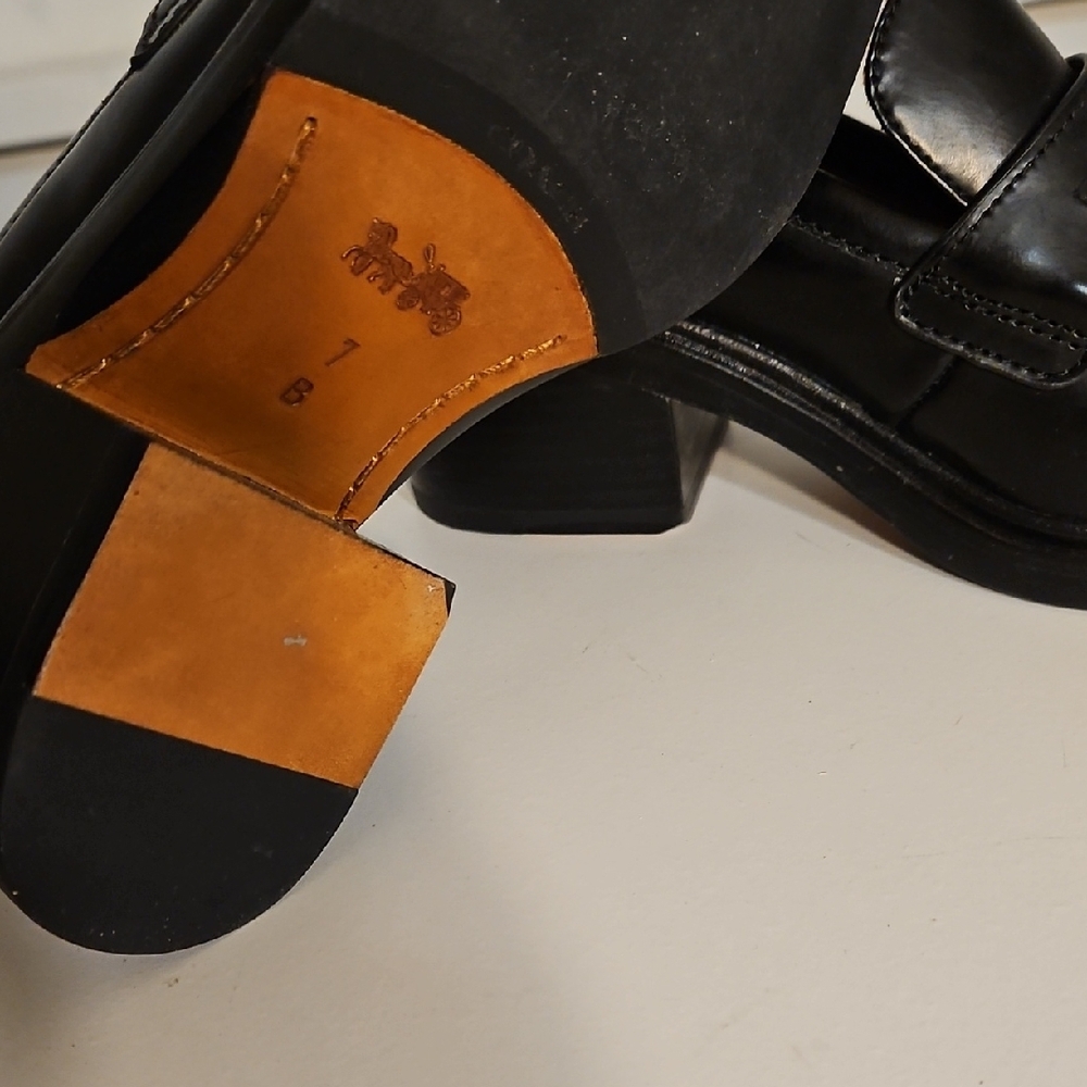 Coach Black Block Healed Loafer 0057 - Picture 9 of 10